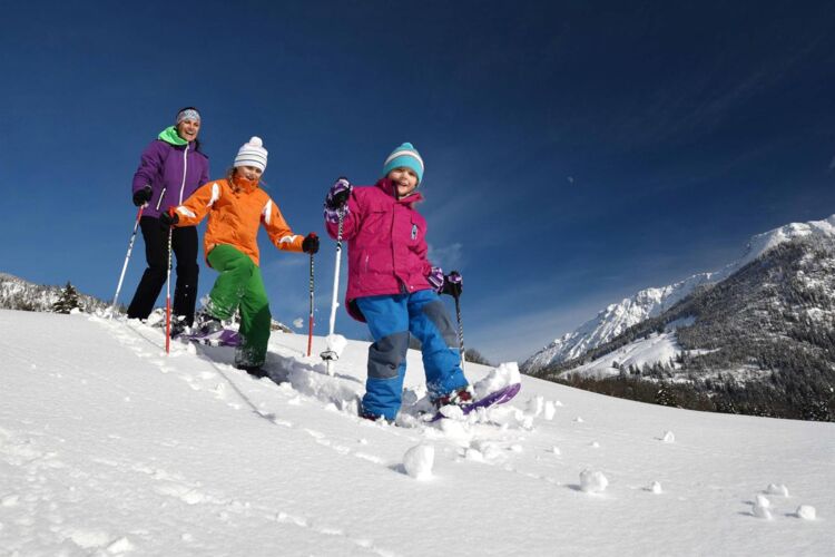 Speurtocht met sneeuwschoenen